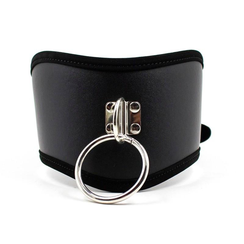 Black Sissy Slave Collar product view