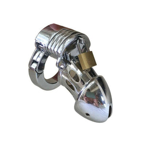Metal Chastity Cage Closed Prototype Adjustable