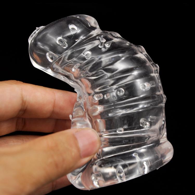 Charlie Silicone Chastity Cage 3.94 inches Long, gallery view 3