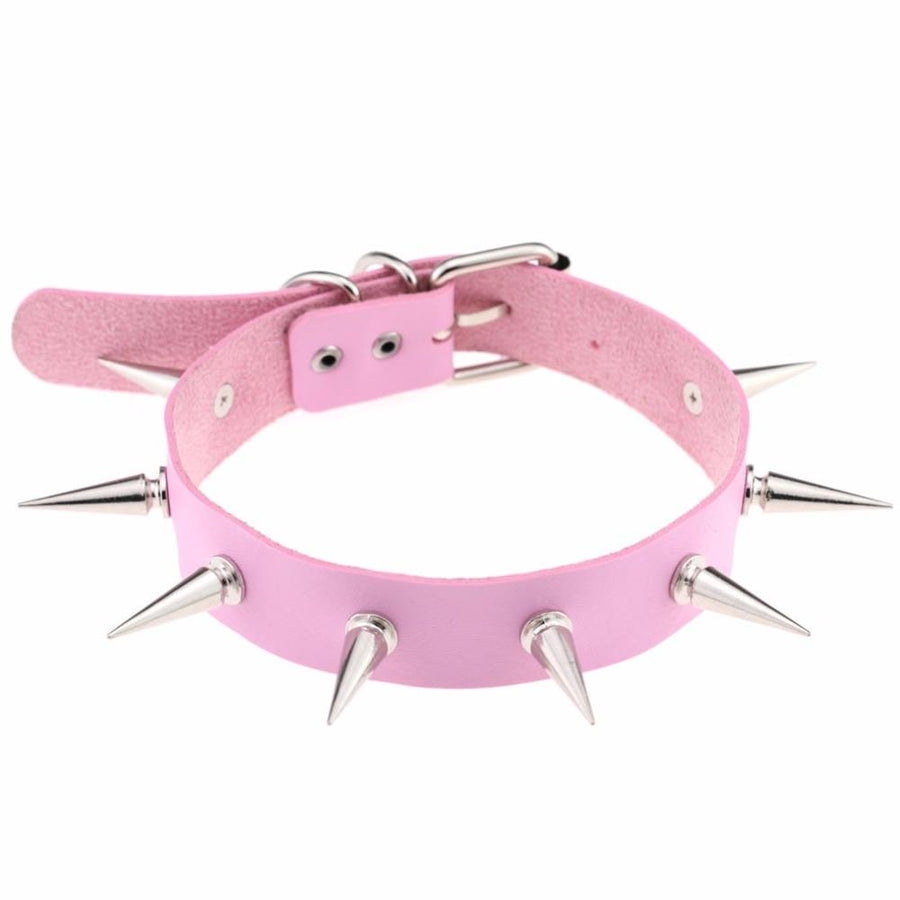 BDSM Spiked Sissy Choker product view
