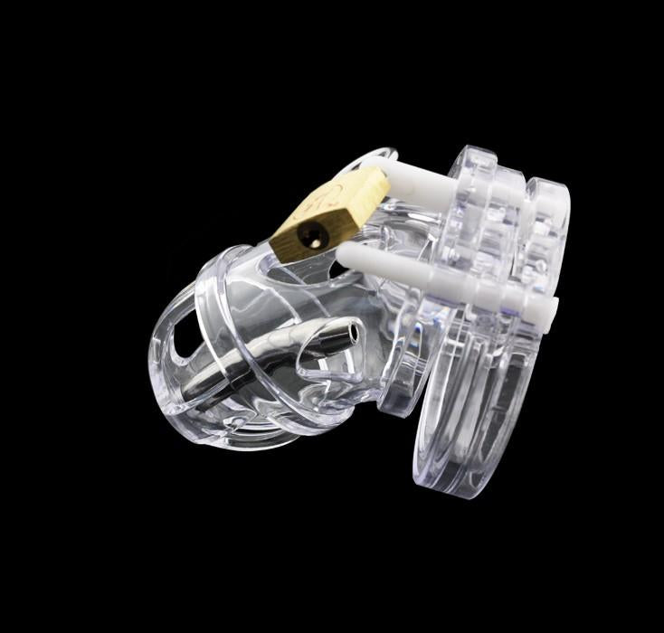 Harper Clear Cock Cage 2.09 inches long product view