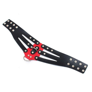 Seductive PU Leather Posture Collar