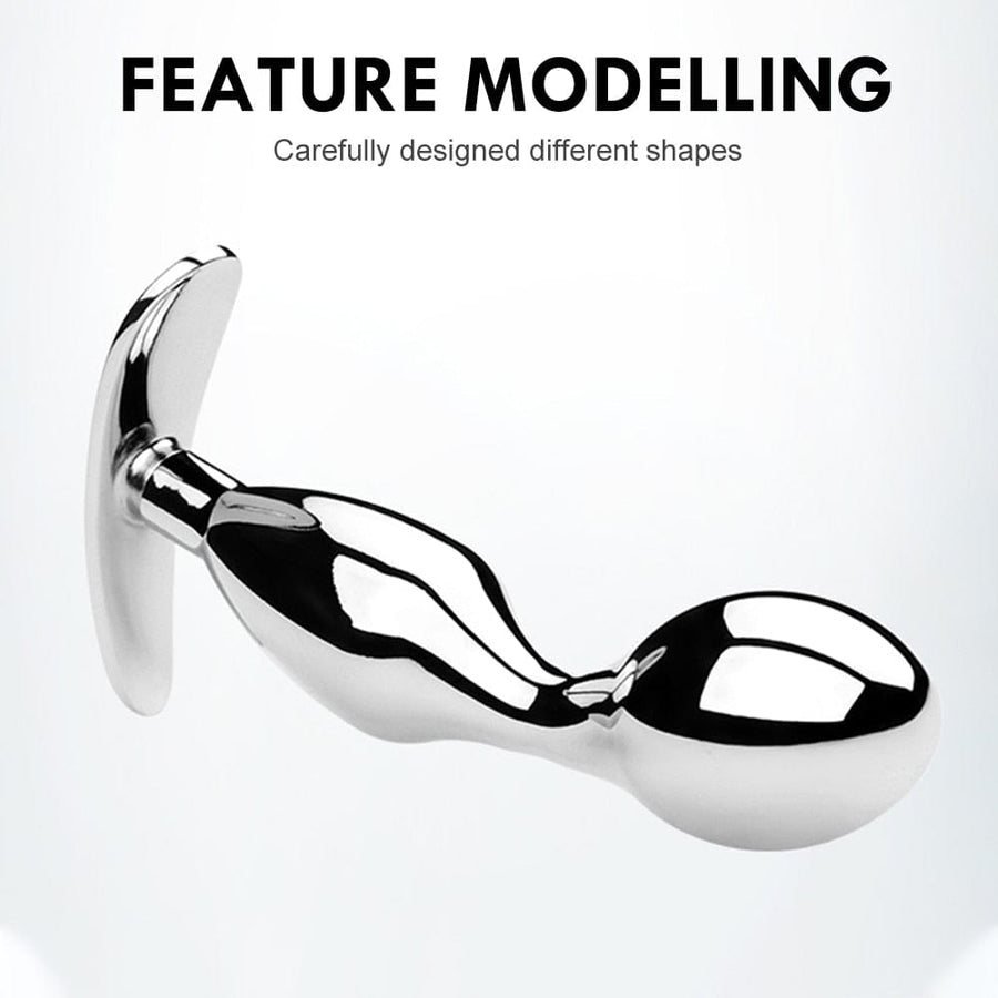 Bulbous Metal Prostate Massager BDSM, gallery view 11
