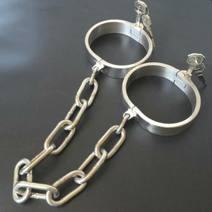 Robuste Edelstahl-Beinfesseln BDSM