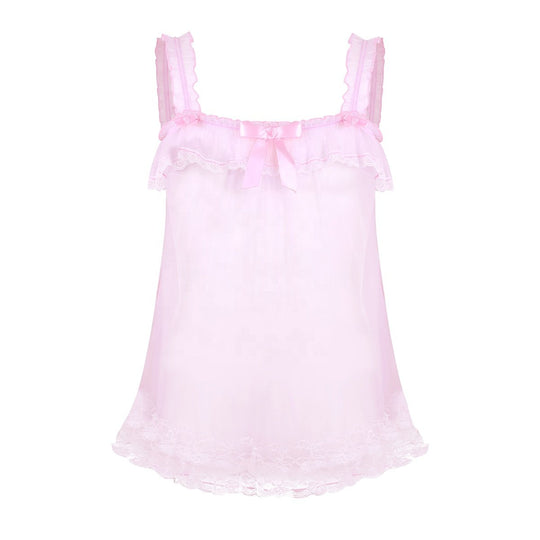 Ruffled Lace Tulle Sissy Dress product view