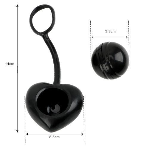 Heart-Shaped Penis Weight Hanging Toy Set BDSM, gallery view 7