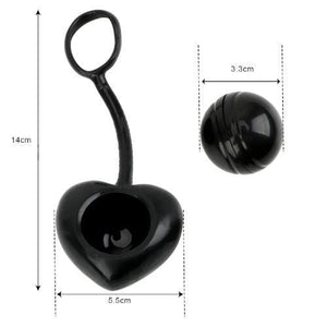 Heart-Shaped Penis Weight Hanging Toy Set BDSM
