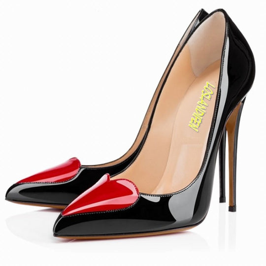 Heart Shapped Pointed Toe Stilettos product view