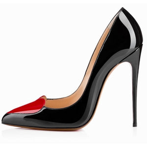 Heart Shapped Pointed Toe Stilettos