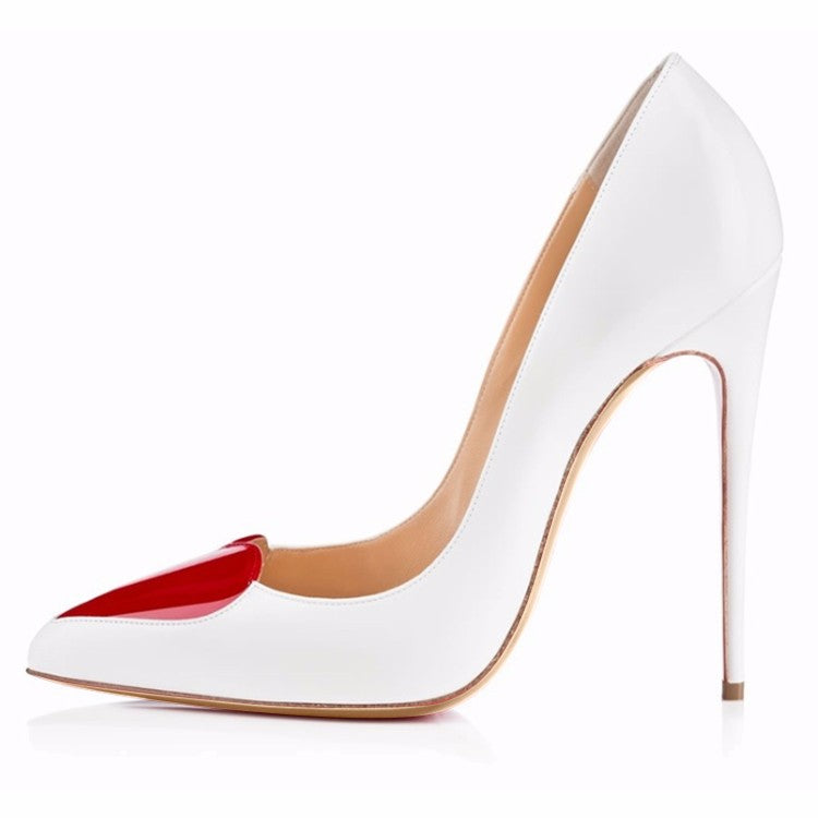 Heart Shapped Pointed Toe Stilettos, gallery view 5
