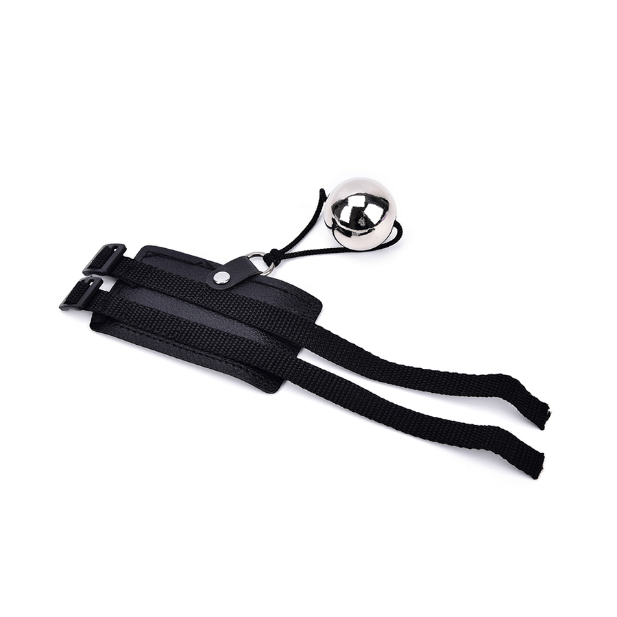 Dick Hangtime Leather Ball Stretchers BDSM, gallery view 5