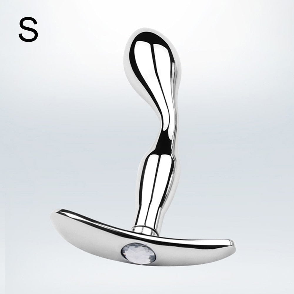 Metal Prostate Tools Bulbous Metal Prostate Massager BDSM – sissyloving