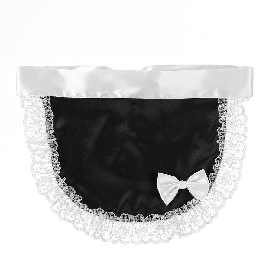 Sissy Maid Satin Dress with Apron, gallery view 6