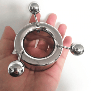 Heavy Duty Metal Ball Stretcher BDSM