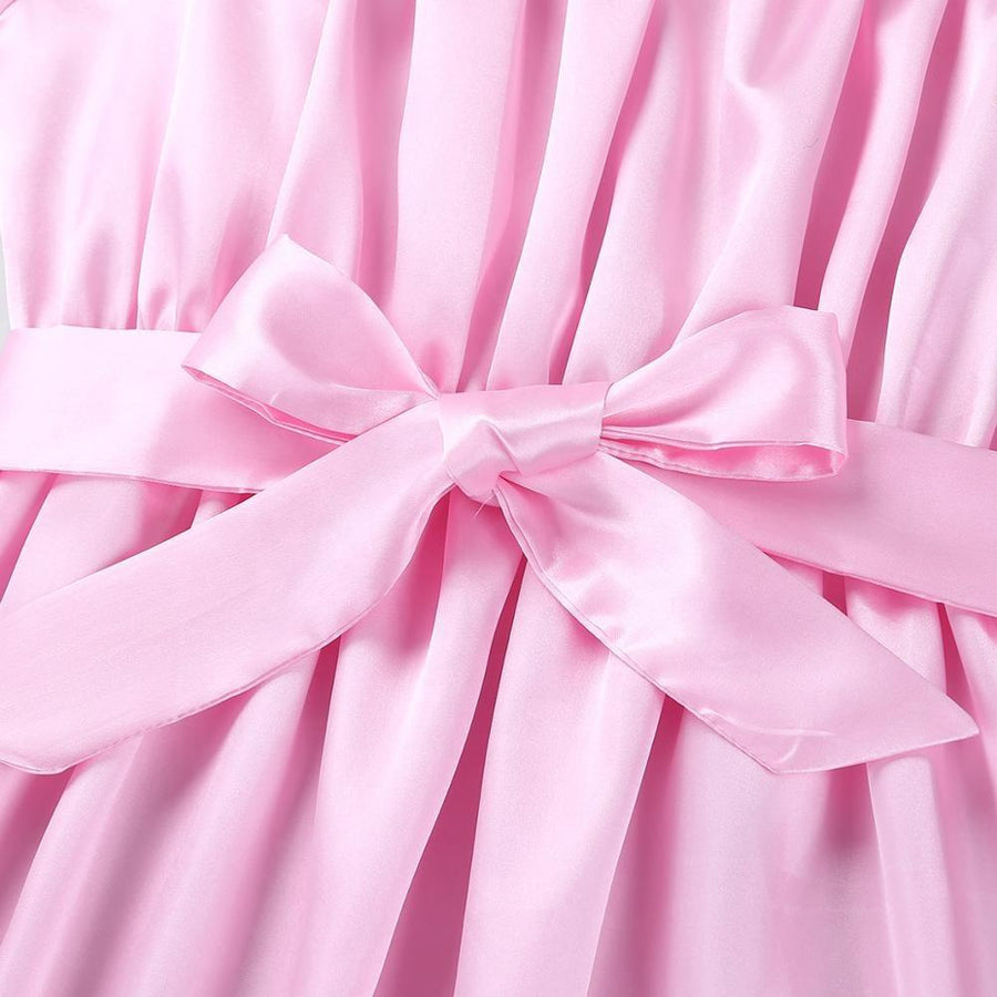 Short Sleeve Satin Sissy Dress, gallery view 4