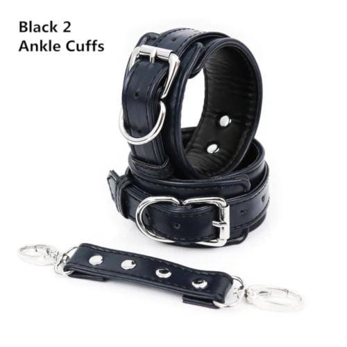 High End Leather Ankle Cuffs product view