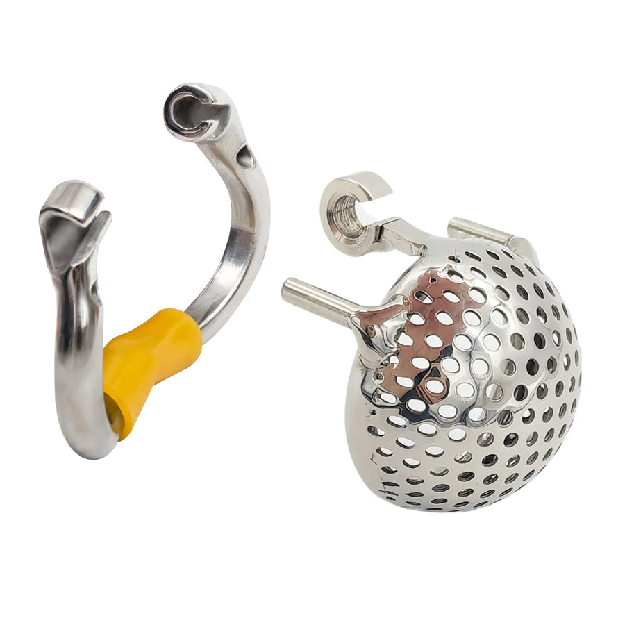 Stainless Steel Honeycomb Chastity Device, gallery view 4