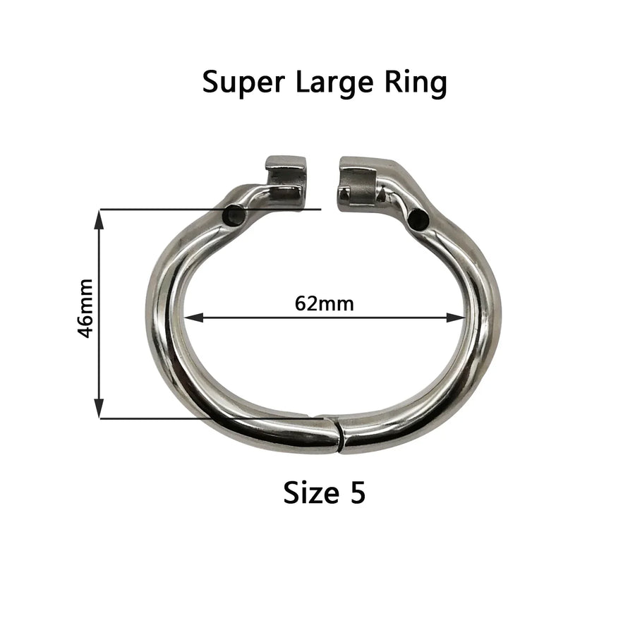 Stainless Steel Honeycomb Chastity Device, gallery view 3