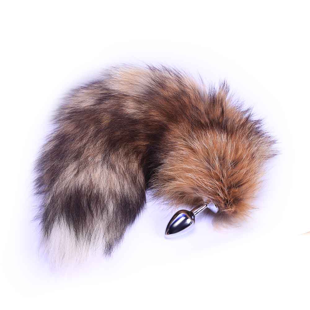 Realistic Fox Tail Butt Plug 18 Inches Long BDSM sissyloving Realistic Fox Tail Butt Plug 18 Inches Long BDSM sissyloving