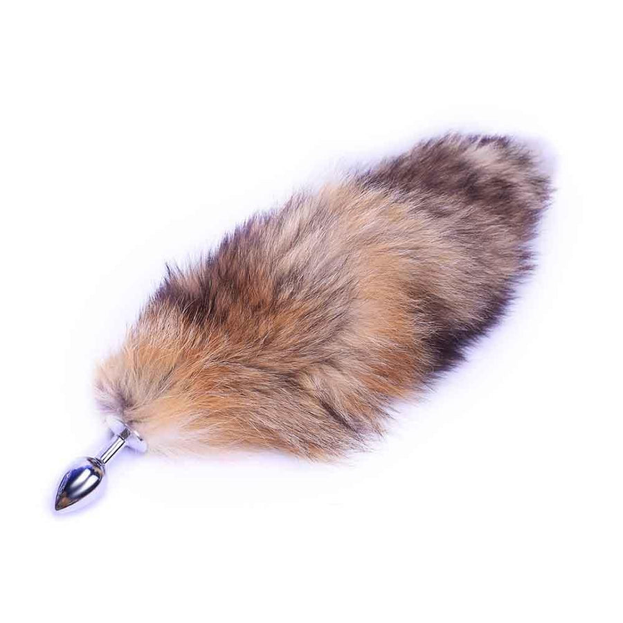 Flowing Wild Black and Brown Tail Butt Plug, gallery view 2