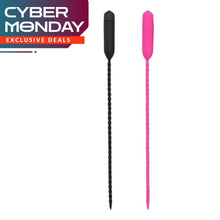 Load image into Gallery viewer, Long Vibrating Silicone Vibrating Urethral Sound BDSM
