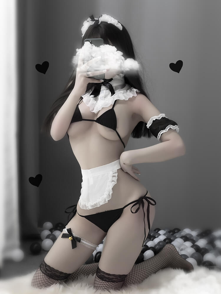 Lovely Baby Maid Apron Skirt, gallery view 7