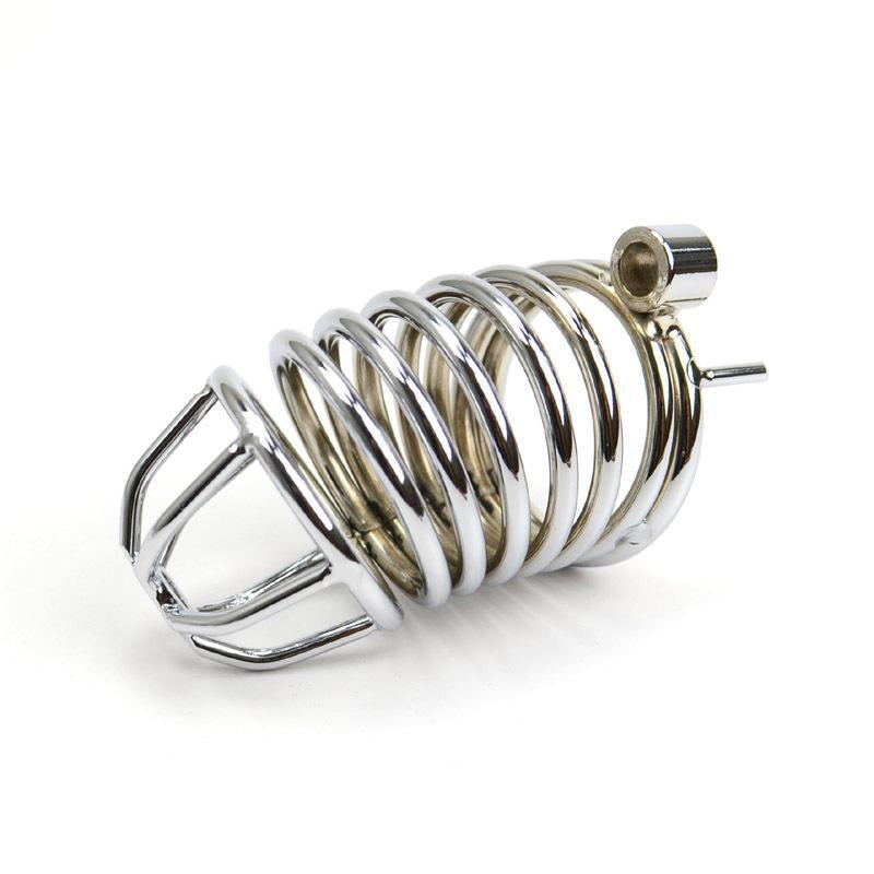 Bailey Metal Chastity Device 3.31 inches long, gallery view 3