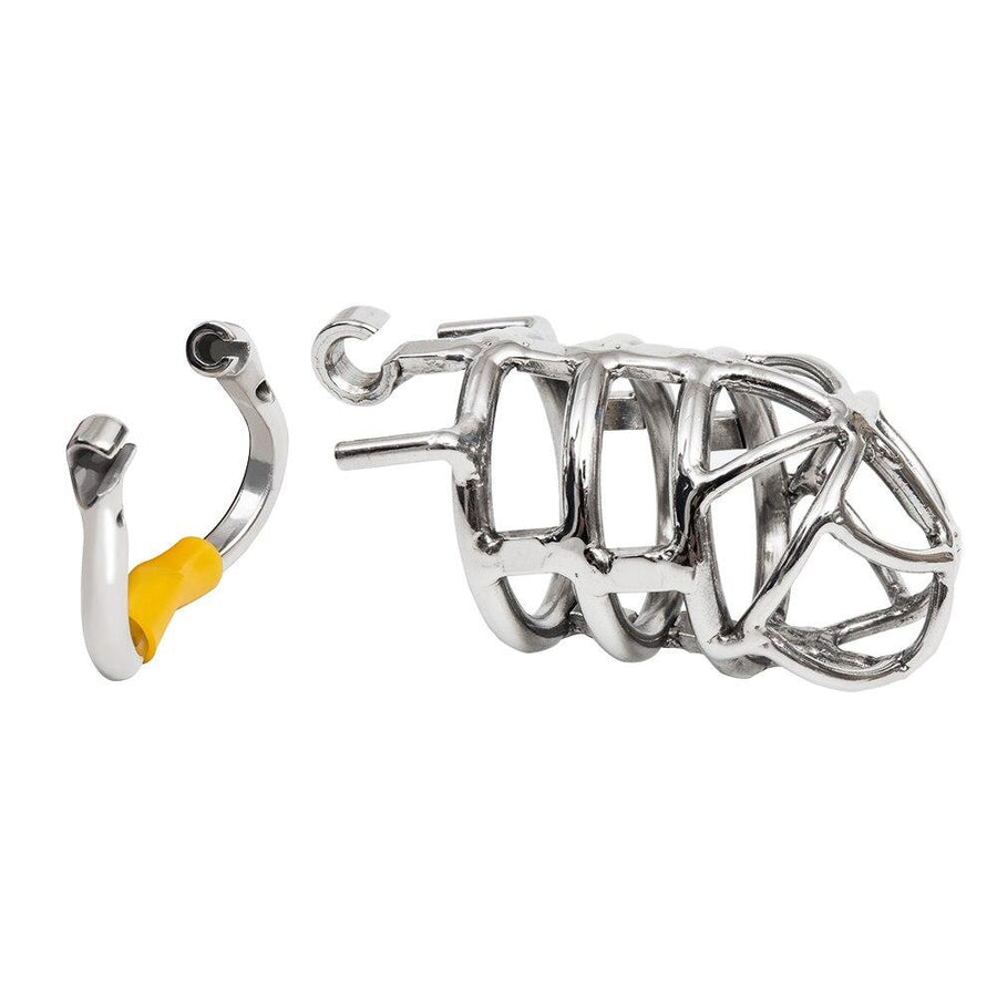 Isla Metal Chastity Device 3.27 inches long, gallery view 2