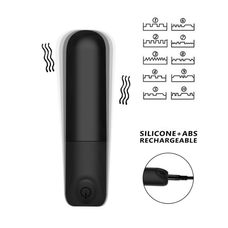 Mini Rocket - Remote Control Bullet Vibrator BDSM, gallery view 2