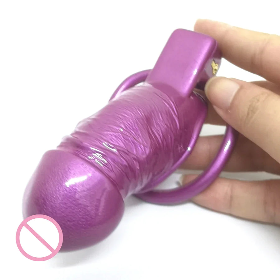 Mistress Shiny Penis Chastity Cage, gallery view 4