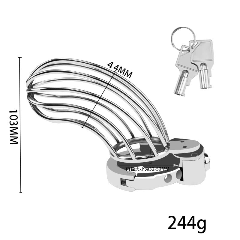New BDSM #69 Adjustable Male Chastity Cage, gallery view 3