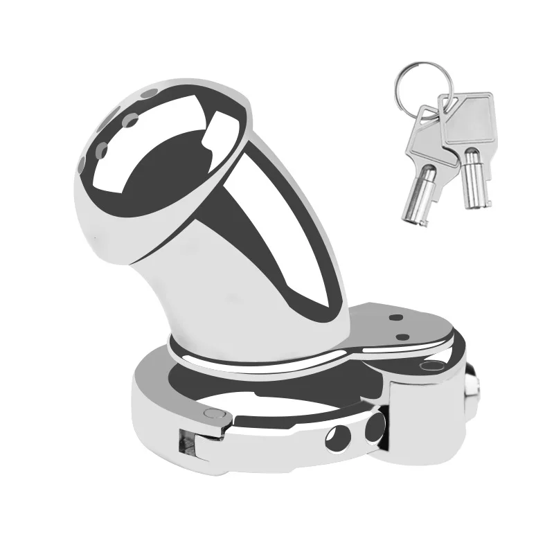 New BDSM #64 Adjustable Male Chastity Cage, gallery view 3