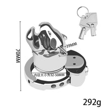Load image into Gallery viewer, New BDSM Tiger Head Adjustable Male Chastity Cage

