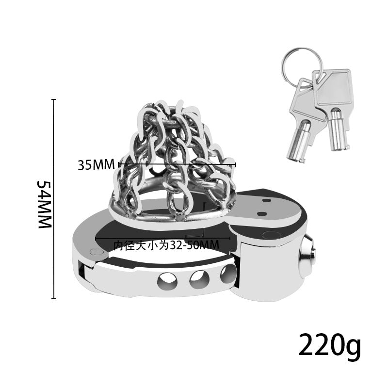 New BDSM #73 Adjustable Male Chastity Cage, gallery view 4