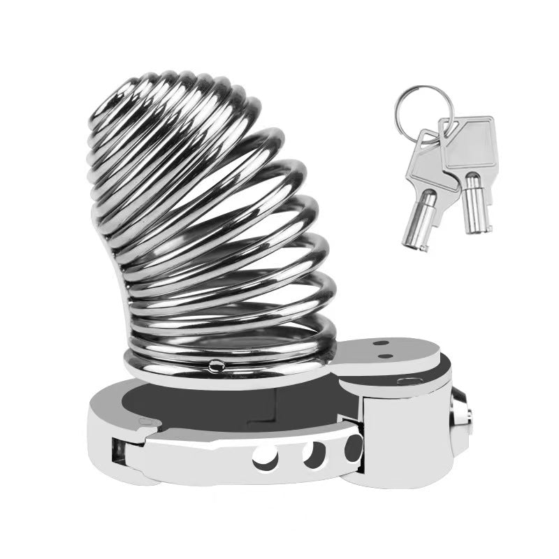New BDSM #66 Adjustable Male Chastity Cage, gallery view 2