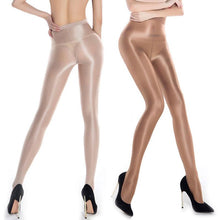 Load image into Gallery viewer, Sexy Shiny Glossy Stocking Oil Pantyhose Tights
