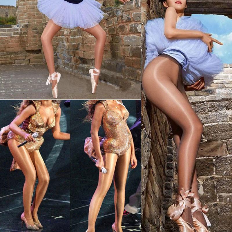 Sexy Shiny Glossy Stocking Oil Pantyhose Tights, gallery view 8