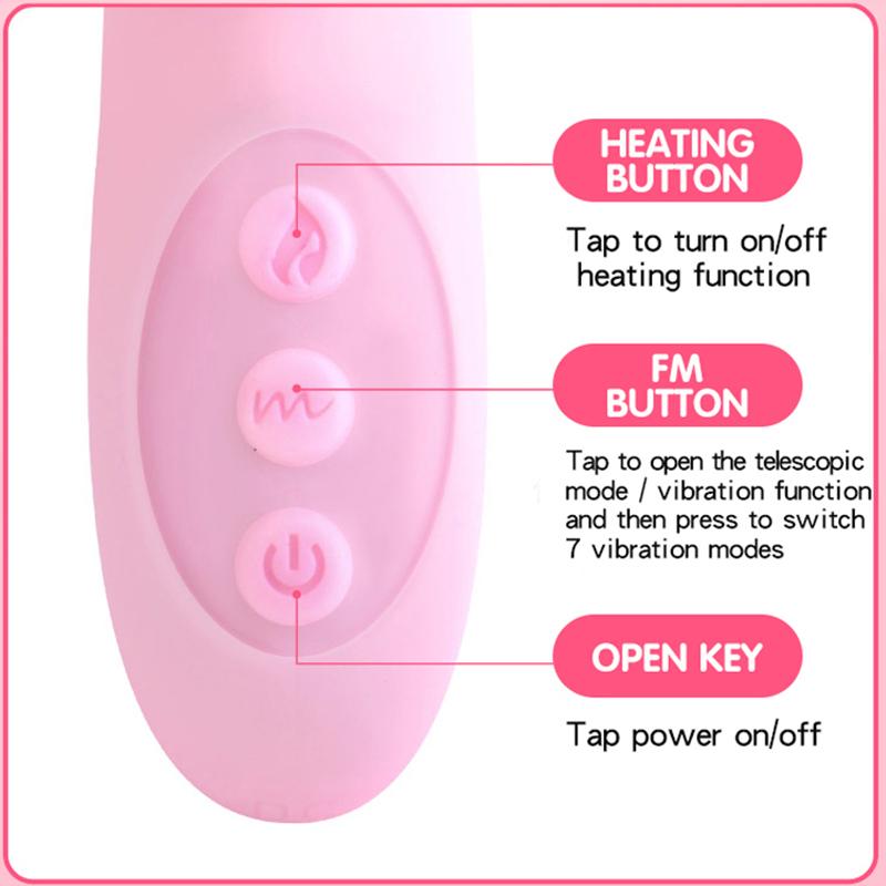 Heating Vibrator for Women G Spot Big Dildo, gallery view 4