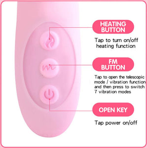 Heating Vibrator for Women G Spot Big Dildo