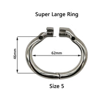 Load image into Gallery viewer, Newest Flat Cage Stainless Steel Male Chastity Device
