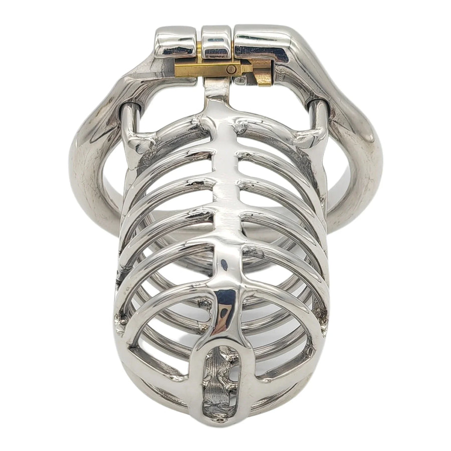 Newest Stainless Steel Male Chastity Device, gallery view 6