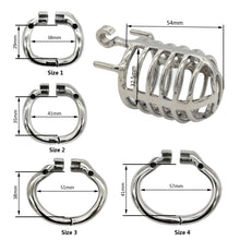 Charger l&#39;image dans la galerie, Dispositif de chasteté masculin en acier inoxydable le plus récent
