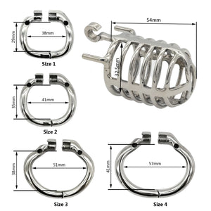 Dispositif de chasteté masculin en acier inoxydable le plus récent