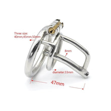 Load image into Gallery viewer, Penetrator | Steel Urethral Chastity Cage
