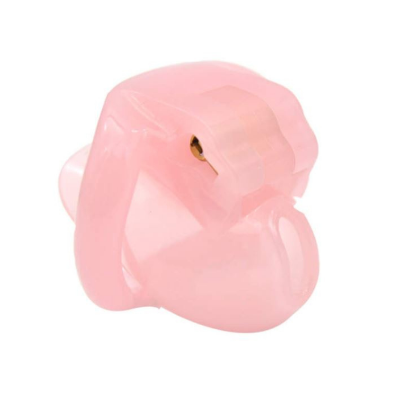Pink Nub V3 Resin Chastity Cage (0.98 in) product view