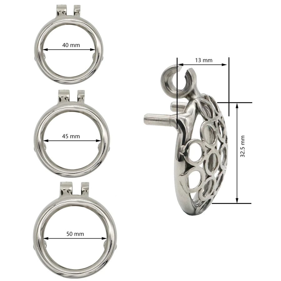 Prevent Escape Design Super Small Chastity Cage, gallery view 2