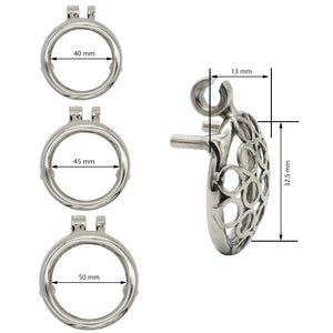 Cage de chasteté ultra-petite conçue pour empêcher les fuites