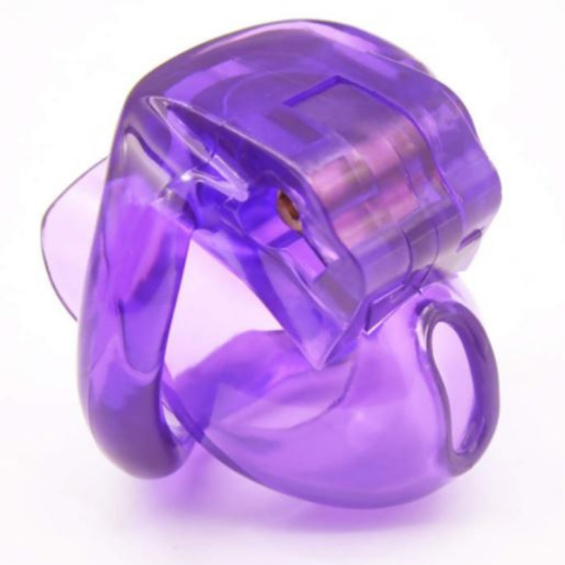Purple Nub Resin Chastity Cage, gallery view 2