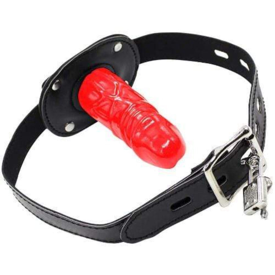 Gag Fetish 3 Inch Face Dildo for Couples BDSM, gallery view 4