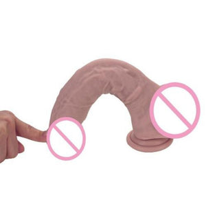 G-Punkt-stimulierender 9-Zoll-Dildo mit Saugnapf BDSM